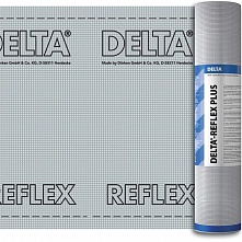 Купить Пароизоляционная плёнка с алюминиевым рефлексным слоем и самоклеящейся лентой DELTA-REFLEX PLUS в Краснодаре