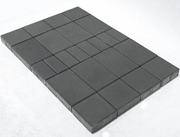 Купить Тротуарная плитка «Мозаика» Серый [11,52 м²] в Краснодаре